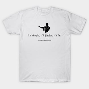 It's simple, if it jiggles, it's fat! T-Shirt